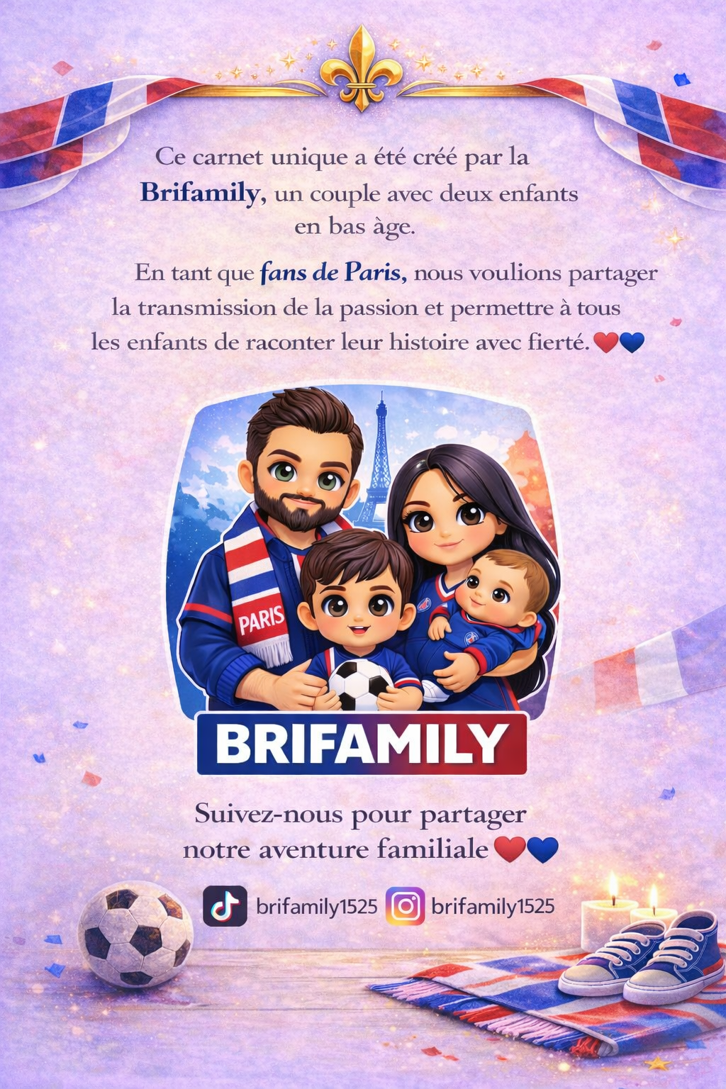 Le livre PSG à partager entre parents et enfants ❤️💙