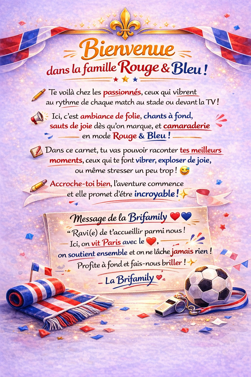 Le livre PSG à partager entre parents et enfants ❤️💙